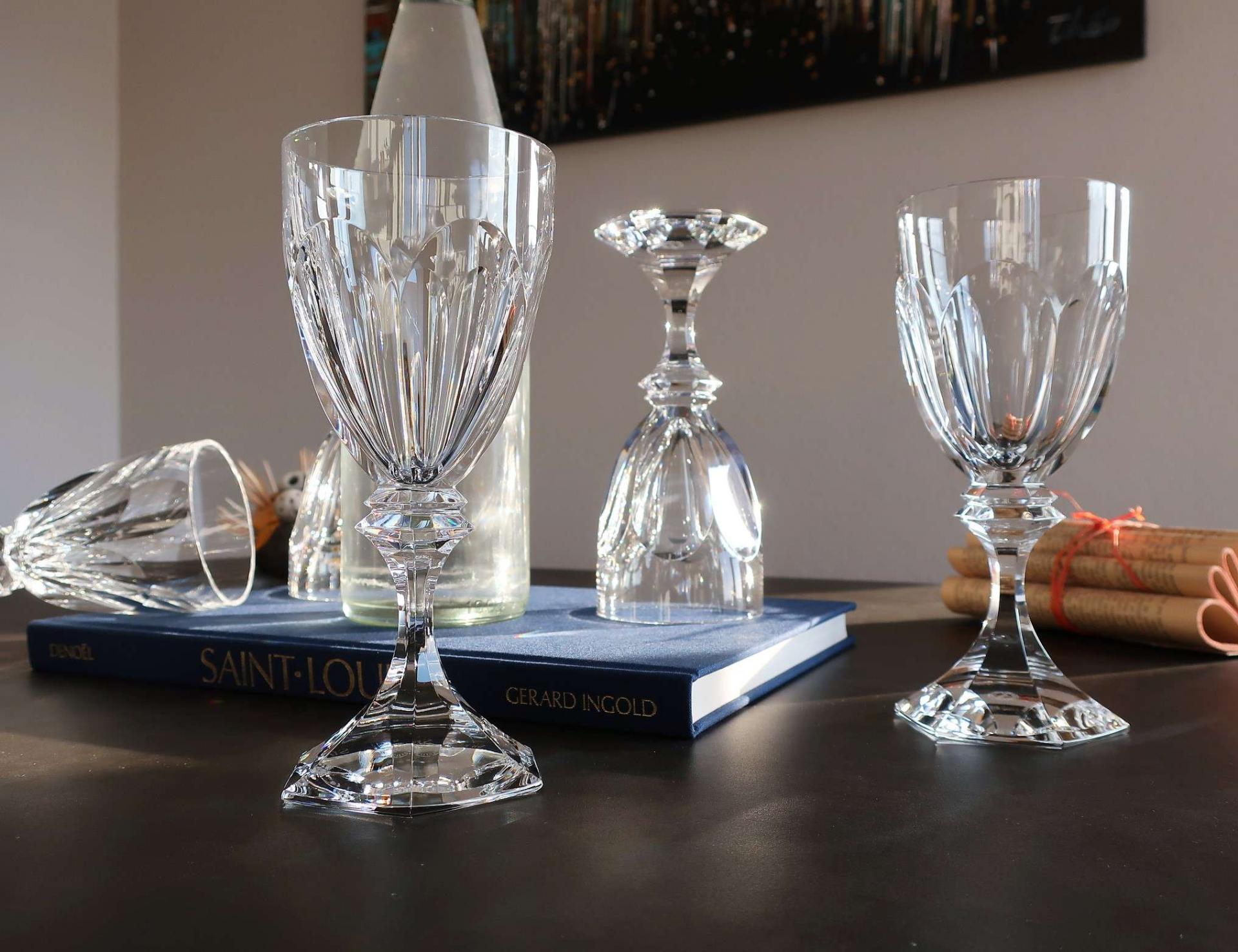 Verre à eau, cristal St Louis. Service Chambord