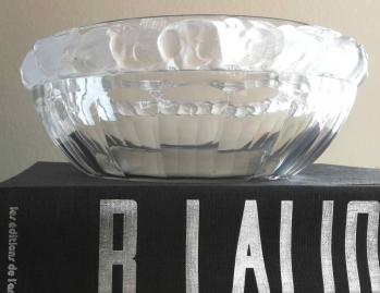 Cristal lalique coupe mesanges