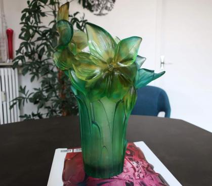 Daum vase art decoration interieur