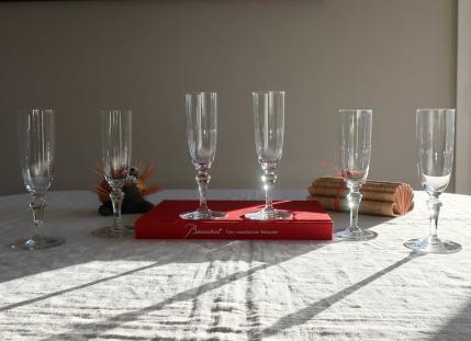 Flute baccarat cristal normandie