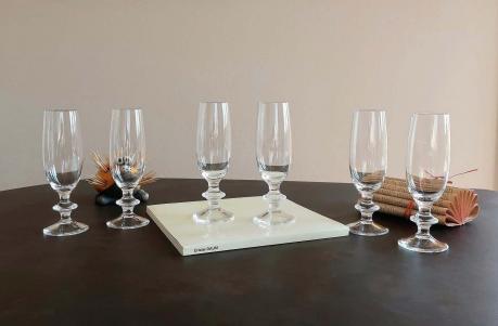 Flutes beaune cristal daum