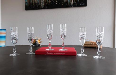 Flutes champagne lucullus baccarat cristal france