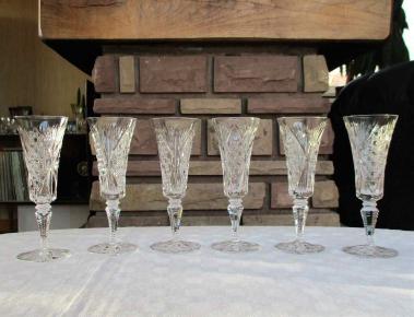 Flutes champagne vologne cristal saint louis