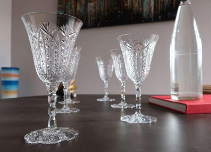 French luxury brand crystal baccarat tableware