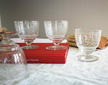 Gravure acide verre baccarat