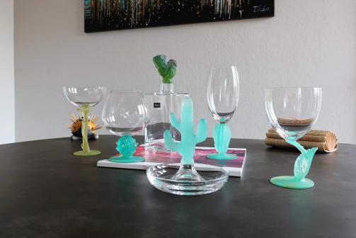 Hilton mcconnico daum cactus verres coupe carafes