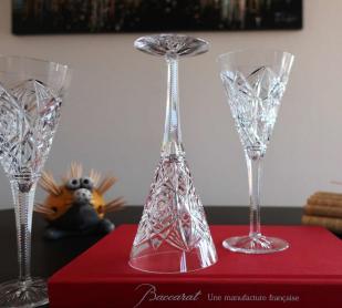 Lagny baccarat cristal verres a champagne