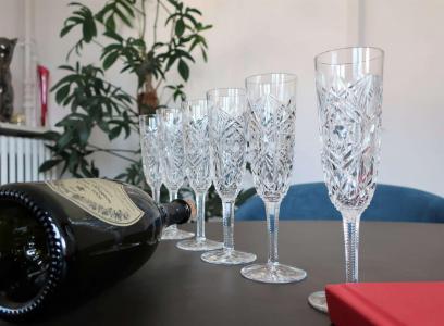 Lagny baccarat flute cristal