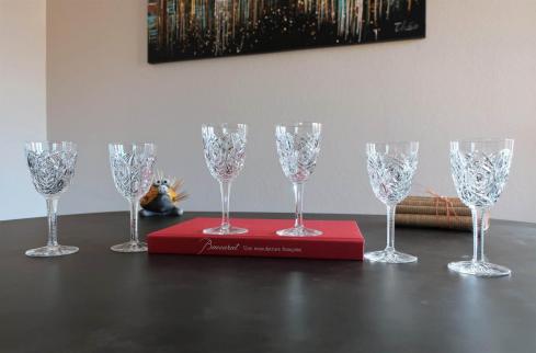 Lagny service verres cristal baccarat