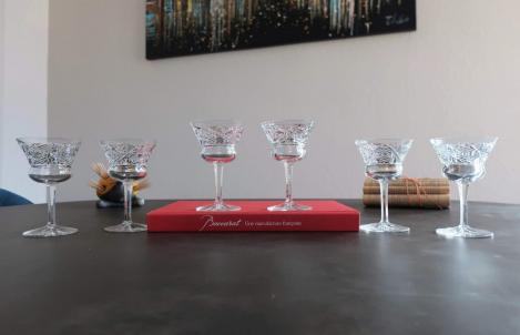 Lagny verres cocktail baccarat