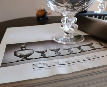 Lalique france cristal coupe