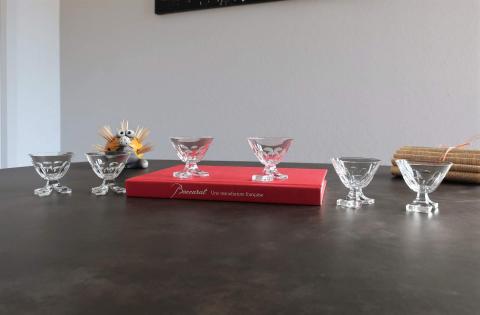 Liqueur verres anciens baccarat cristal