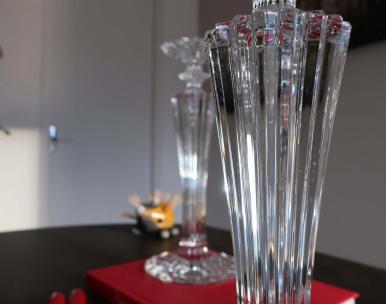 Mille nuits flambeau bougeoir cristal baccarat