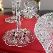 Pau baccarat vert overlay cristal