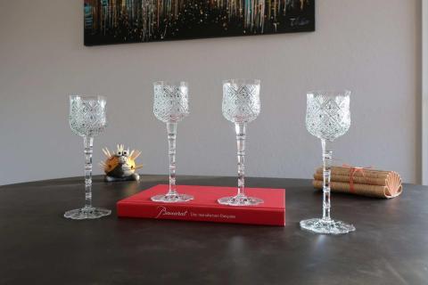 Pau verre vert cristal baccarat