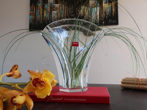 Prix vase cristal baccarat ginkgo