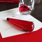 Projection rouge baccarat cristal france thomas bastide
