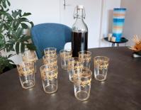 Recamier baccarat verres gobelets cristal ancien