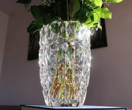 Saint louis esterel taille cristal vase