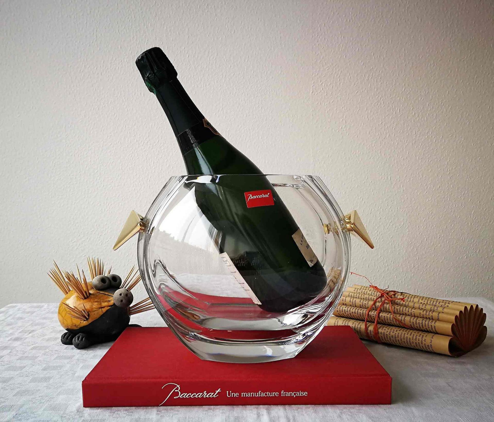 Seau à champagne Baccarat. Elysée.