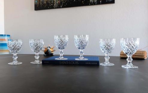 Service de verres cristal marques art de la table france