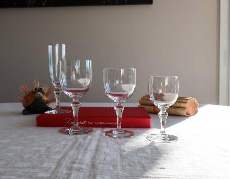 Service de verres en cristal baccarat normandie