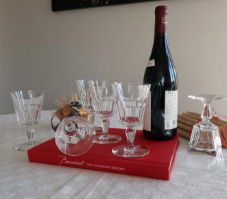 Service de verres missouri baccarat cristal