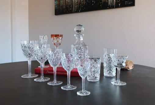 Service lagny baccarat cristal france marque art de la table