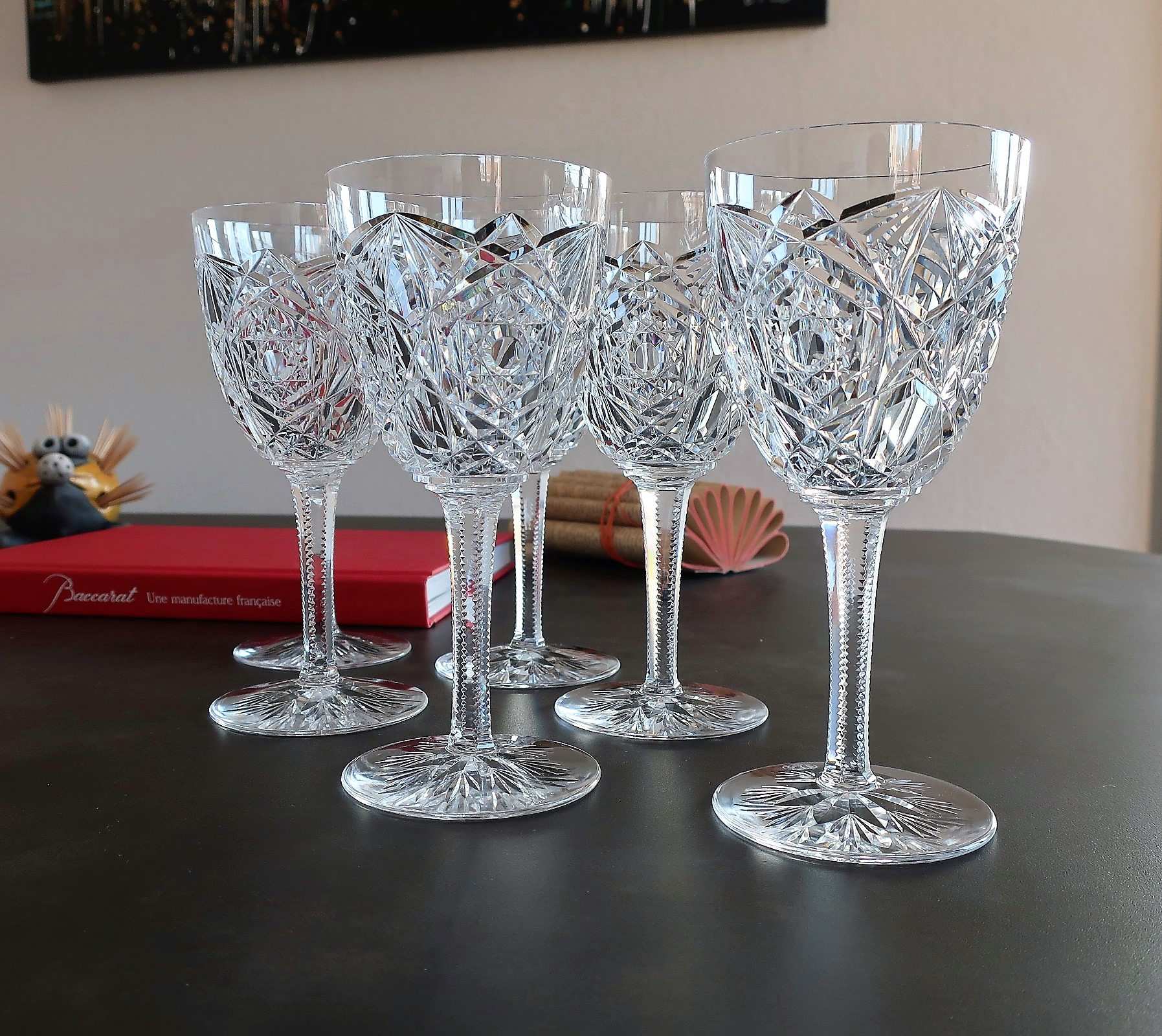 Verres Lagny cristal Baccarat