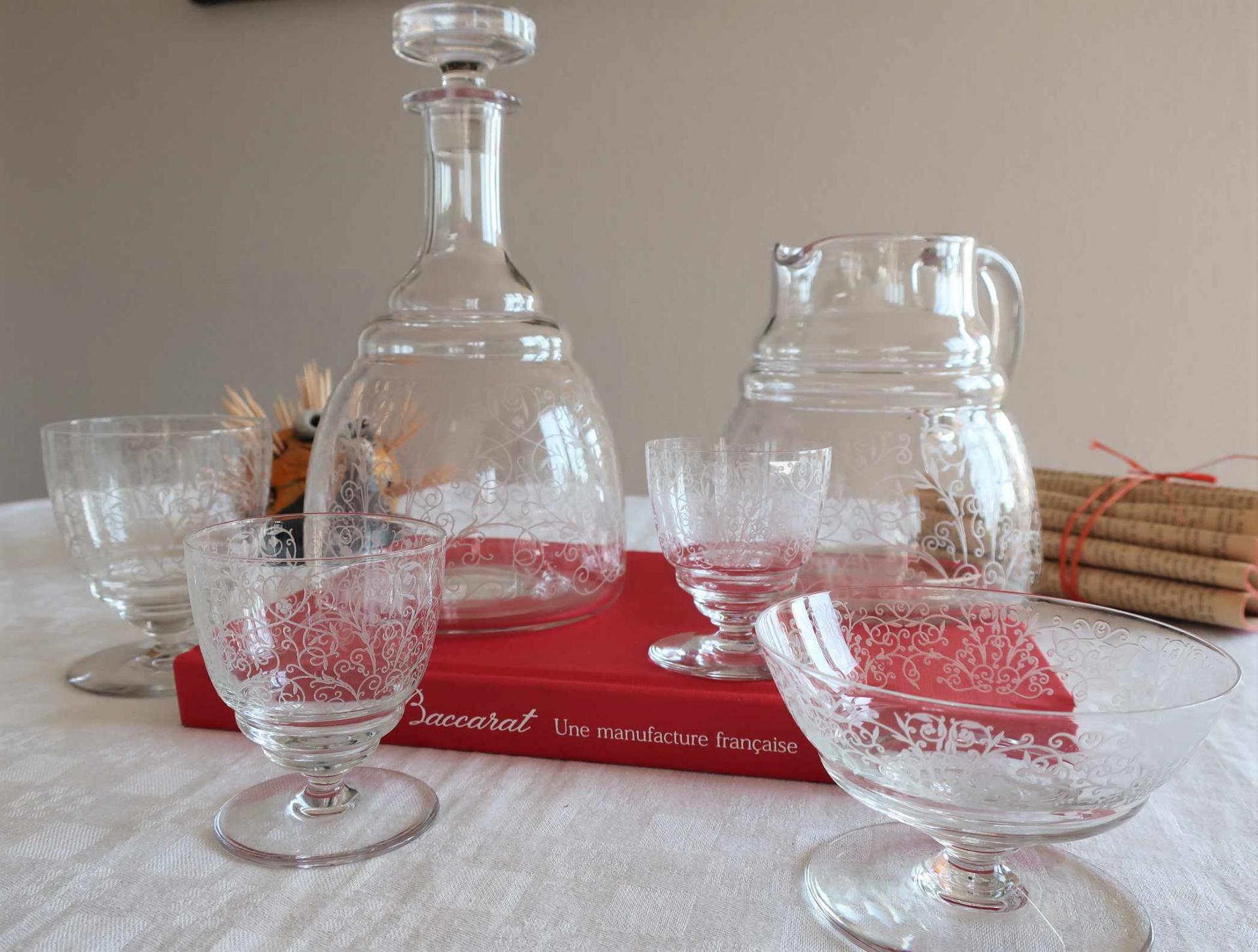 Service Lulli, cristal Baccarat