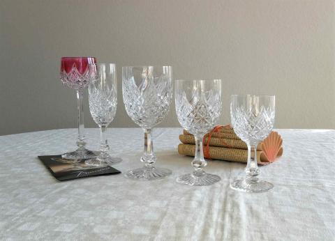 Service verre colbert baccarat cristal