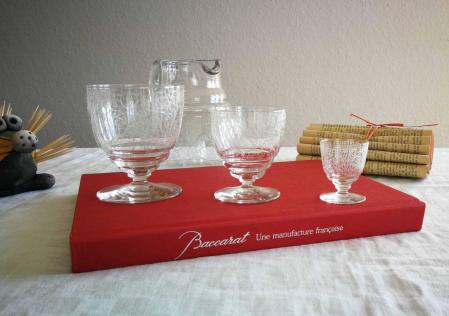 Service verres lulli cristal baccarat