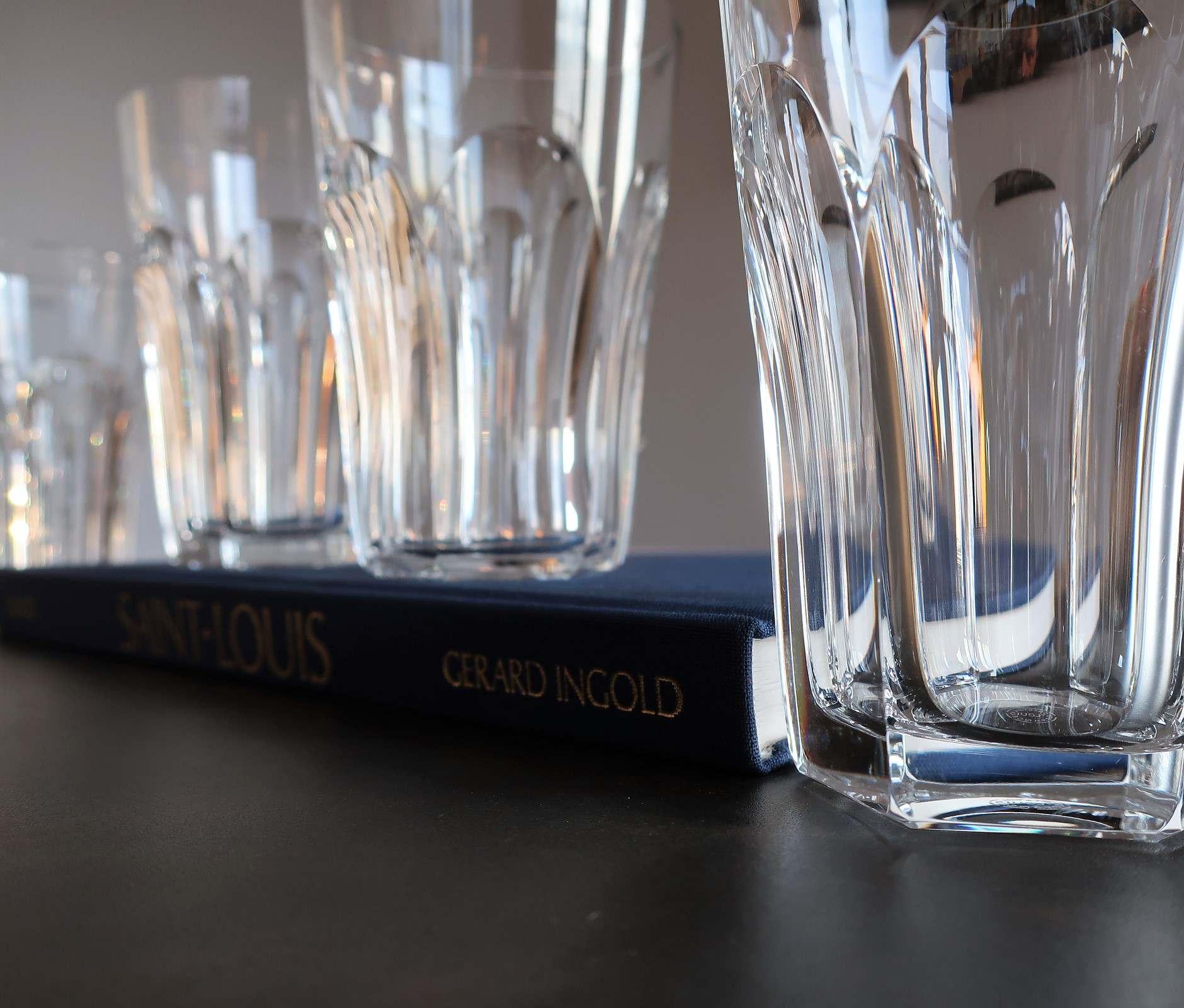 Chopes Chambord cristal Saint Louis.