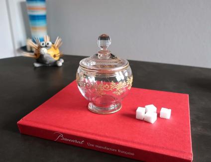 Sucrier cristal baccarat france recamier sevigne