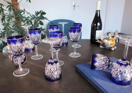 Table decor tableware french luxury stemware