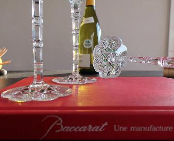 Tableware crystal cut baccarat france