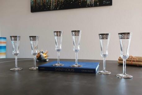 Thistle platine flutes champagne saint louis cristal