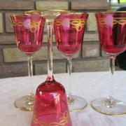 Verre byzantine or baccarat cristal ancien