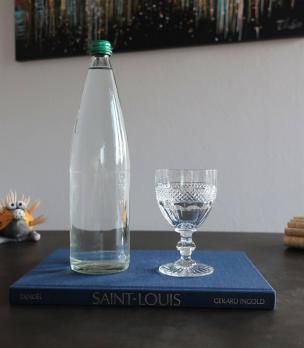 Verre eau trianon saint louis cristal