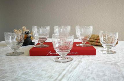 Verre lulli eau cristal baccarat