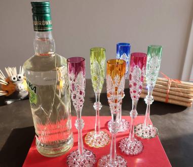 Verre tsar cristal vodka