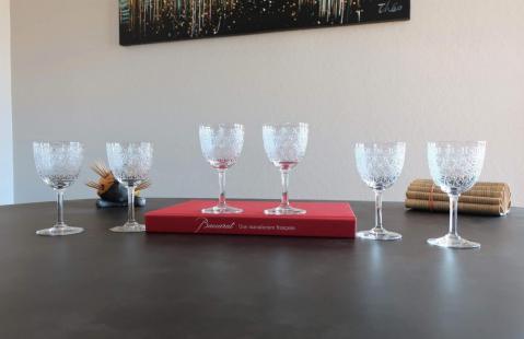 Verre vin baccarat cristal ancien