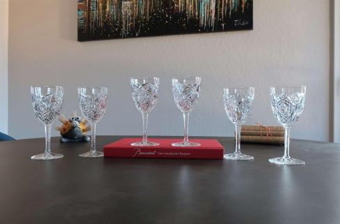 Verre vin lagny baccarat cristal