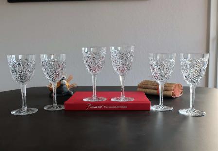 Verres a eau baccarat