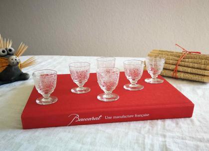 Verres a liqueur baccarat