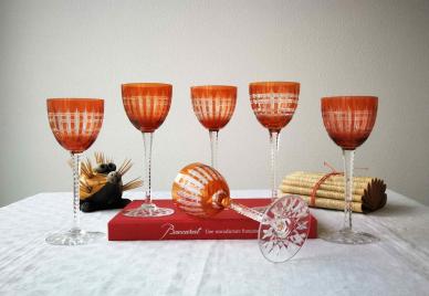 Verres baccarat couleurs