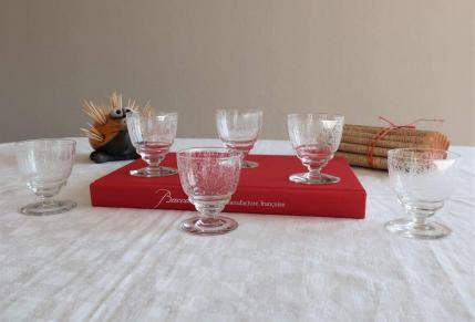 Verres baccarat porto cristal ancien