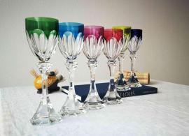 Verres chambord saint louis couleurs