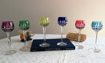 Verres couleurs cristal prix