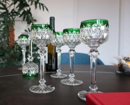 Verres juvisy cristal baccarat elysee france